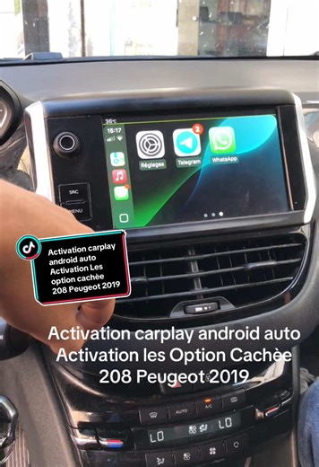 Activation Carplay android auto Activation Les Option Cachèe 208 Peugeot 2019
