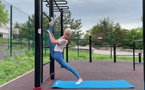 Splits. Flexibility and Gymnastics