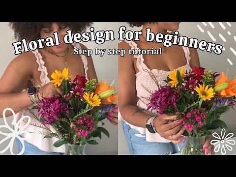 Flower Arrangement Tutorial for Beginners 2024, Step by Step Grocery Store Flowers