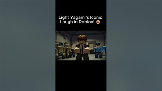 Light Yagami’s Iconic Laugh in Roblox! 😂 #DeathNote #Roblox