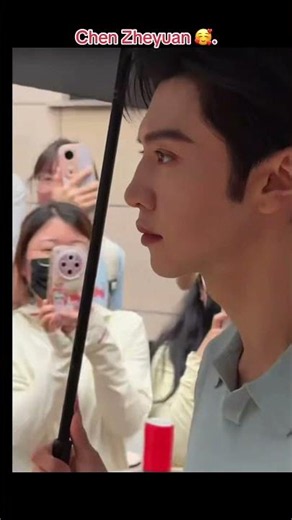 ㊗️Chen Zheyuan from sleepy to handsome in mins.😂.#chenzhey_uanfan