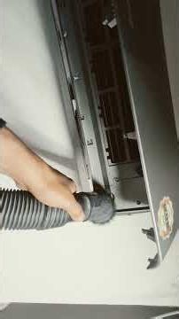 CLEANING THE INTERIOR OF A MINI SPLIT AIR CONDITIONER