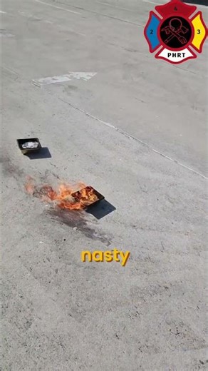 Gasoline Burn Test: Sooty Smoke Explained! #shorts