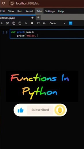 Function in Python | Python Functions Tutorial for Beginners