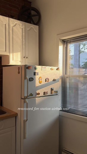 finally sharing the tour of the renovated firehouse airbnb from the 1800s thag my sister and i stayed at in CT! we were ready to move in by the end of our trip lol. also, the lofi background music is giving me flashbacks from my youtube days 🥲 #airbnbtour #airbnb #connecticut #fairfieldcounty #norwalkct