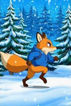 part 40 Veo3 Fox Running Compilation 2D — 100 Animations Across Different Environments 037