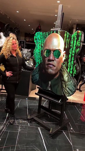 196K views · 5.3K reactions | Follow the white rabbit... Straight to your main wall! “Morpheus Infinity” brings Matrix energy to the room: aluminum mixed media sealed in epoxy with LED light that makes the eyes glow. It measures 120 × 104 cm and it is an edition of 8 worldwide. Private viewings and worldwide shipping are available DM to reserve your edition. #cjsgalleryonline #ghostart #morpheus #contemporaryart #limitededitionart | CJS gallery | Facebook