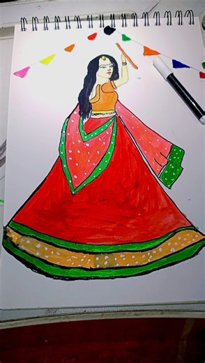 happy navratri✨🔥#art #drawing #painting #happynavratri