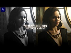 how to make scenepacks | premiere pro