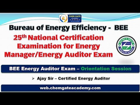 All About BEE Energy Manager & Auditor Exam | BEE Exam Orientation Session and Preparatory Course