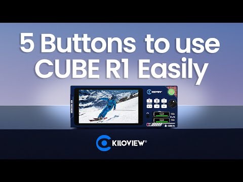 5 Buttons to Use CUBE R1 Recorder System Easily!
