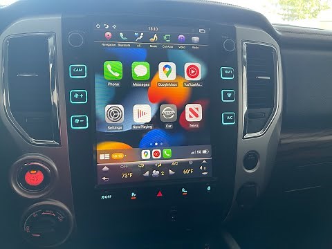 WIRELESS APPLE CARPLAY on Phoenix PX6 Android Radio install for 2018 Nissan Titan