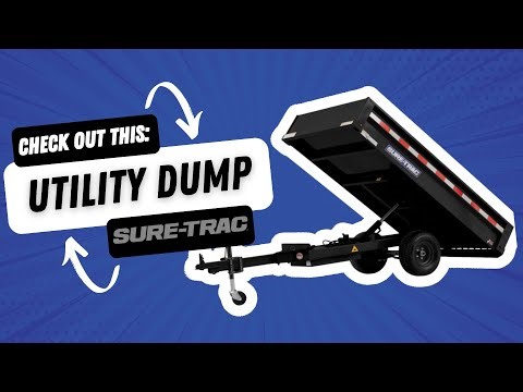 Sure-Trac Utility Dump Trailer