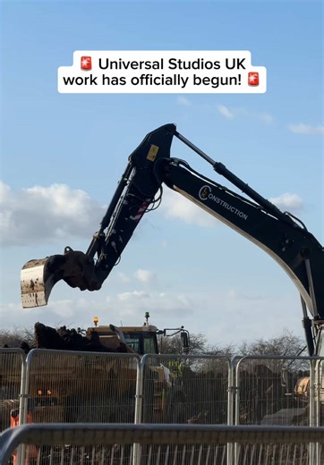Universal Studios UK Construction Begins