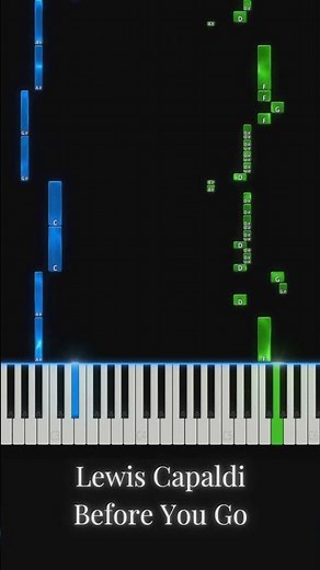 Lewis Capaldi - Before You Go | Easy Piano Tutorial