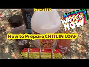 How to Prepare CHITLIN LOAF #Promostk #chitlins #chitlinloaf #chitterlings #soulfood #southerncookin