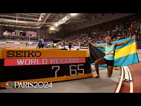 Bahamas' Devynne Charlton breaks her own World Record in 60m hurdles at Indoor Worlds | NBC Sports