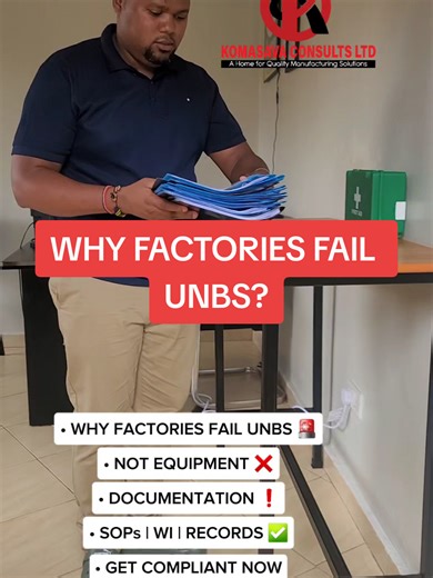 Manufacturing Documentation: Avoid UNBS Audit Failures