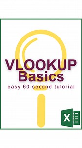 54K views · 350 reactions | VLOOKUP Basics in 60 seconds  ️ Don’t forget to save this post!  Get your FREE Excel Shortcuts Cheat Sheet PDF at linktr.ee/CheatSheets!  Follow us on Facebook, Instagram, YouTube, TikTok, and more at linktr.ee/CheatSheets! #excel #exceltips #exceltricks #spreadsheets #corporate #accounting #finance #workhacks #tutorials | CheatSheets | Facebook