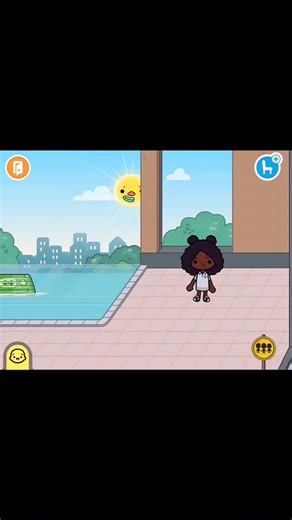 Outdoor Pool Area Design Inspired by Toca Boca World