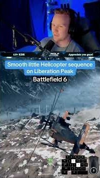 🚁 Just some casual Attack Helicopter gameplay on Liberation Peak in BF6 #shorts #battlefield6