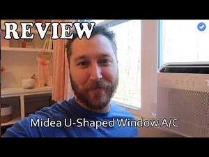 Midea 8,000 BTU U-Shaped Smart Inverter Window AC - Installation & Review 2023