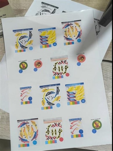 Printing Beyblade Burst Stickers for My Beyblades!!! #beyblade #beybladeburst #sticker #shorts #fyp