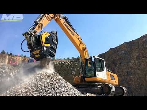 How to enhance logistics in your quarry with the crusher bucket BF90.3