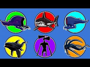 Spin Wheel Monster !! Megalodon vs Space Eater vs Deep Sea vs Jormungandr vs Gargantuan Leviathan ..