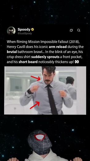 During the filming of Mission Impossible Fallout (2018), Henry Cavill bent the reality