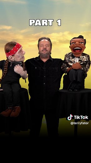 Terry Fator Ventriloquist with Willie Nelson & Julius Puppets