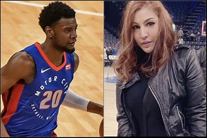 24-Year-Old Pistons Josh Jackson Has a 43-Year-Old Baby Mama Lorena Villela - BlackSportsOnline