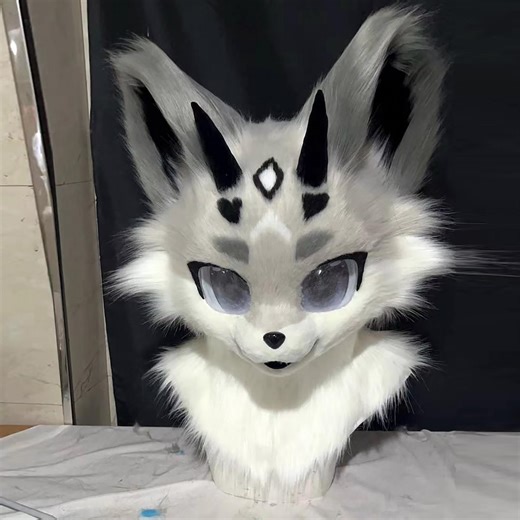 Gray Fursuit Canine Head, Custom Dog Fursuit Head for Cosplay, and Furry Conventions,fursuit Head for Mascot, Cosplay, and Furry Conventions - Etsy New Zealand