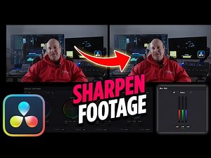 How to sharpen footage in Davinci Resolve 20 Quick Guide