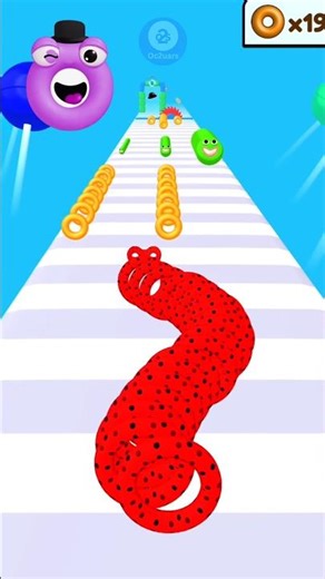 Super Craziest Slither Ring Snake Runner Game Ever #funny #slithergameplay #slitherrun #fun #shorts