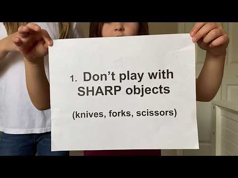 Safety-1: Don’t play with SHARP objects