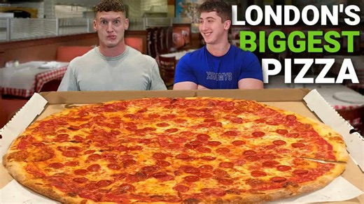 How big is London’s biggest pizza really?