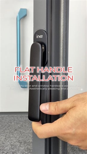 Casement window flat handle installation tutorial #inke #hardware #casementwindow #handle #installation | Inke