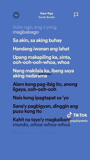 Ikaw Nga - South Border Lyrics | Song With Lyrics