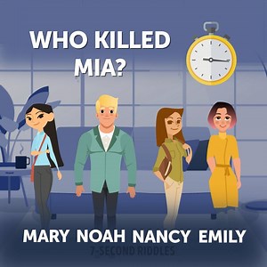 67K views · 775 reactions | Who Killed Mia? | 7-Second Riddles | Facebook