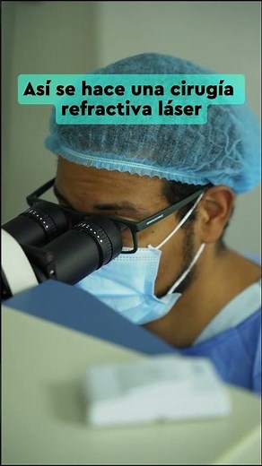 ¡Así es como se ve una cirugía refractiva con láser!👁️✨