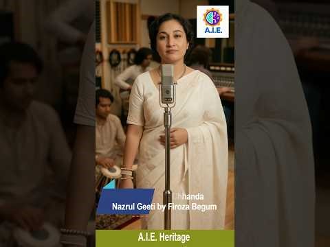 Ami Jar Nupurer Chhanda | Nazrul Geeti by Firoza Begum | Recreated 1978 Recording | Bengali Heritage