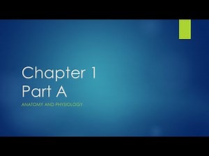 Chapter 1 Part A (Anatomy and Physiology)