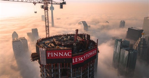 Toronto’s skyline just hit a new peak: Canada’s tallest building has officially topped off at 106 storeys