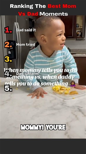 RANKING THE BEST MOM VS DAD MOMENTS