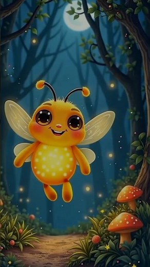 The Little Firefly and the Magic Leaf | Heartwarming Fairy Tale for Kids | Bedtime Story Animation