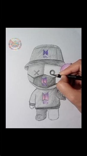 BT21 Van drawing #bts #btsdrawings#bt21