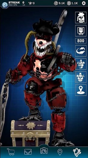 Corrupted Foxy FNaF Workshop Animation