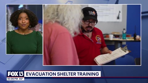 Evacuation shelter training