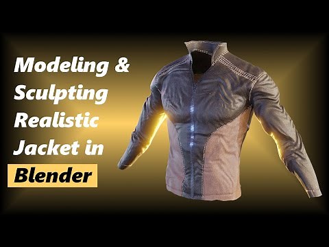 Create Realistic Leather Jacket in Blender